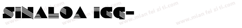Sinaloa ICG字体转换